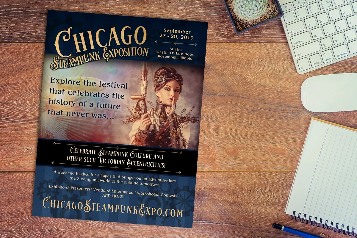 Chicago Steampunk Exposition Flyer